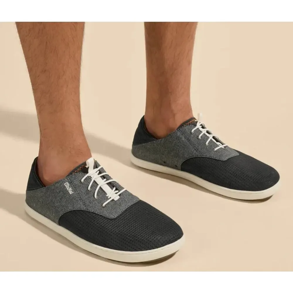 OluKai Nohea Moku No Tie Boat Shoe Size US 10.5 EU 43.5 Casual Preppy Cape Cod